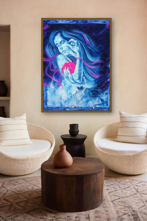 Feelings Of Sorrow (Shattered Dreams) by artist Shambhu Nath Goswami displayed in a Luxury gallery