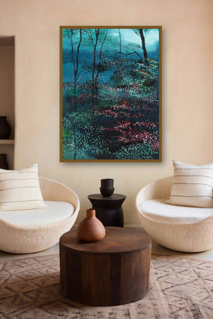 Flora by artist Anil Nene displayed in a Curated gallery