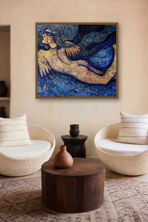 Fly Free (Ascent of Dreams) by artist Rupchand Kundu displayed in a Boutique gallery