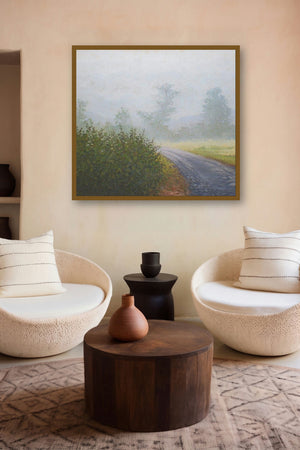 Foggy Winter by artist Fareed Ahmed displayed in a Curated gallery