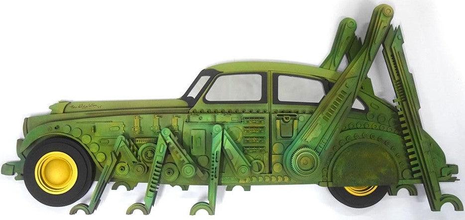 contemporary sculpture titled 'Fossils Fuel', 39x42x4 inches, by artist Haribaabu Naatesan on Acrylic Glass