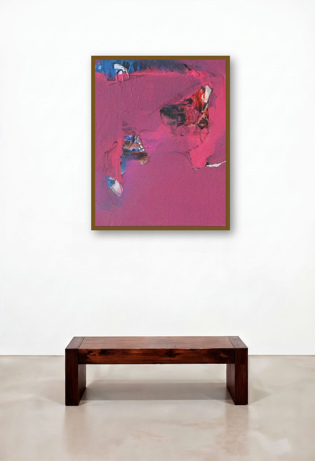 Fragrance (Beneath the Surface) by artist Jayshree Savani displayed in a Industrial Foyer