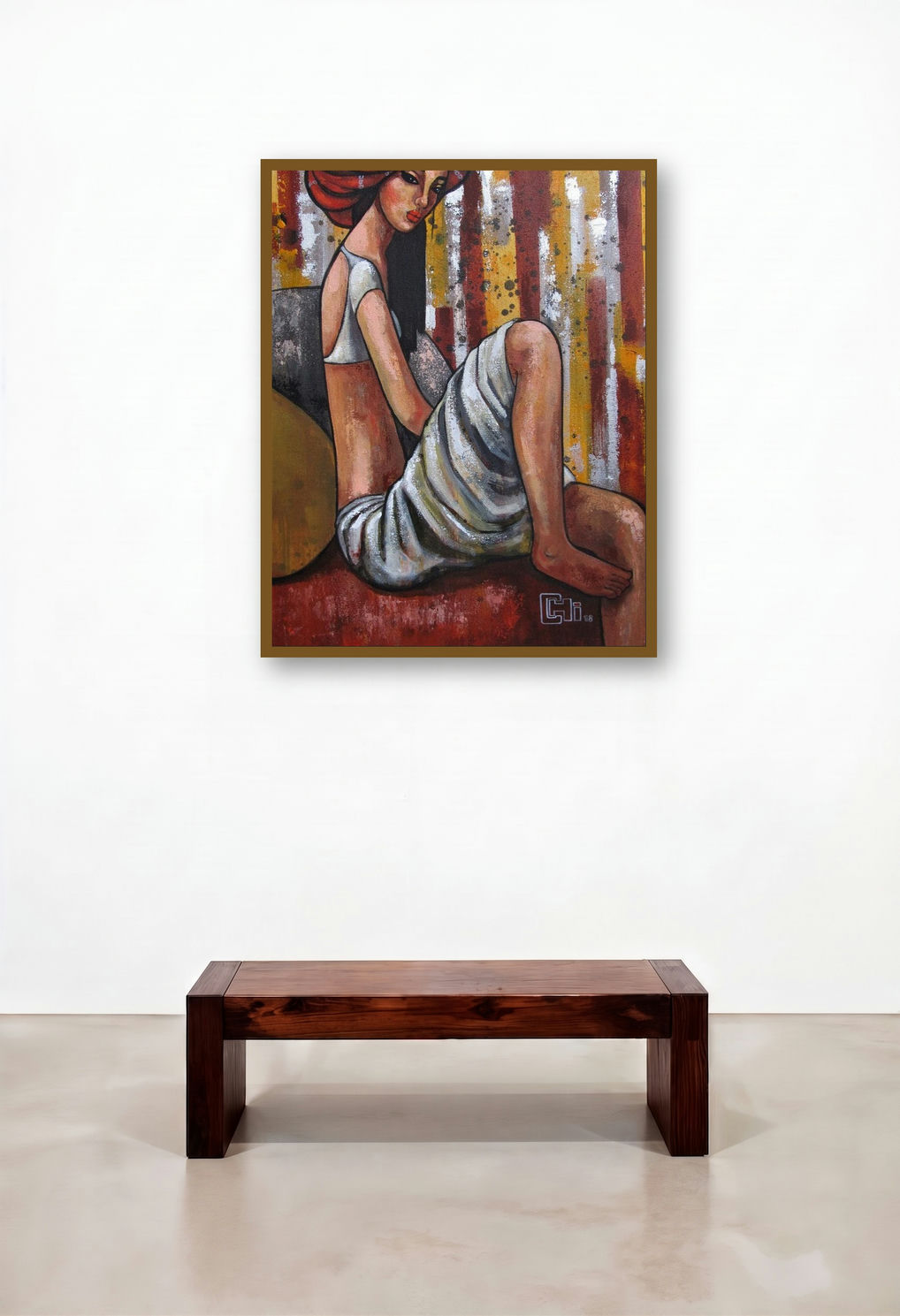 Girl In A Red Turban (Girl in Red Turban)