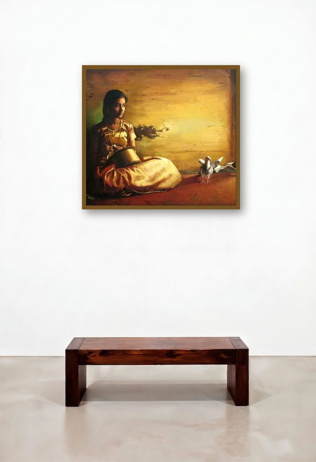 Girl With Pigeon II