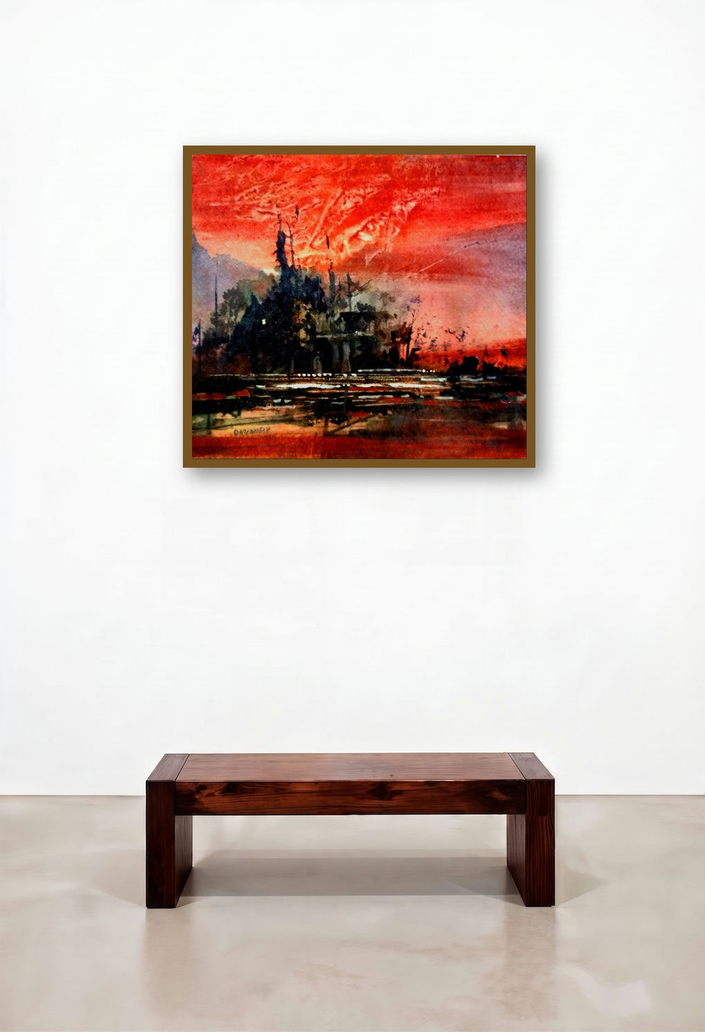 Good Eveing (Fiery Sunset)