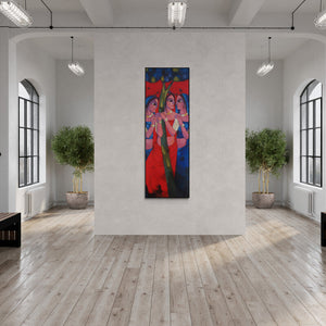 In-situ view of Sekhar Roy's 'Gopiya' painting in a room