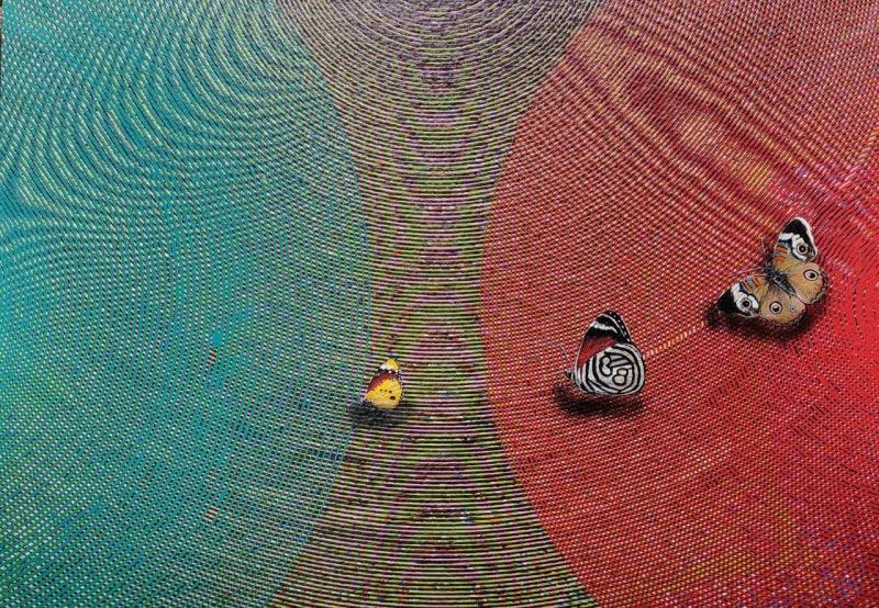 Animals acrylic painting titled 'Happy Vibration 13', 24x32 inches, by artist Ghanshyam Gupta on Canvas