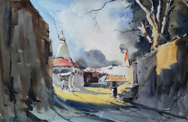 Hingna Village Painting by Ghanshyam Dongarwar | ArtZolo.com