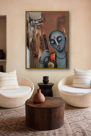 Holyman 1 (Lost in Melody) by artist Paras Parmar displayed in a Boutique gallery