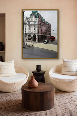 Hotel The Ritz London (London Landmark) by artist Arunava Ray displayed in a Boutique gallery