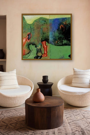 Hybrid (The Whispers of Paradox) by artist Mithun Dasgupta displayed in a Contemporary Exhibition gallery