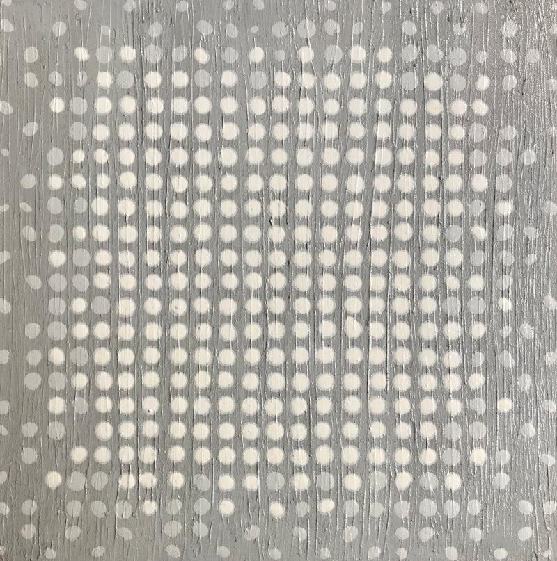 Abstract mixed media painting titled 'Illusion 1', 18x18 inches, by artist Sameer Patil on Canvas