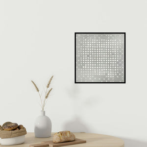 In-situ view of Sameer Patil's 'Illusion 4 (Concentric Circles)' painting in a room