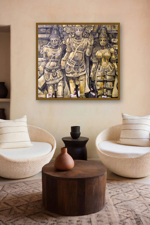 In Awe Of The Unknown by artist Suruchi Jamkar displayed in a Contemporary Exhibition gallery