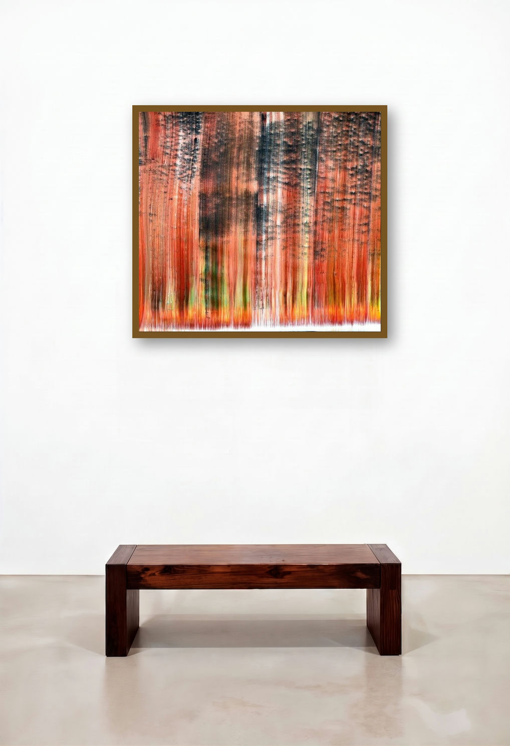 Izlea (Veiled Echoes) by artist Sumit Mehndiratta displayed in a Designer Reception Area