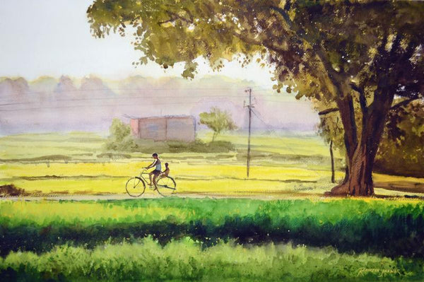 Jolly Ride Painting by Ramesh Jhawar | ArtZolo.com