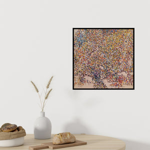 In-situ view of Amol Satre's 'Journey (Collective Soul)' painting in a room