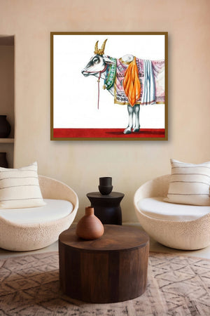 Kamadhenu 1 (Kamadhenu 1.0) by artist Rohit Sharma displayed in a Contemporary Exhibition gallery