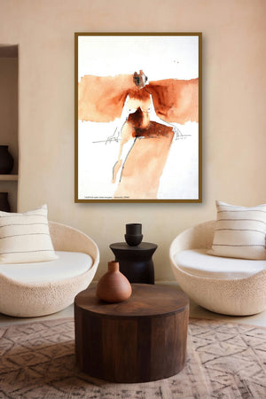 Kamasutra 1 (Essence of Form) by artist Arun K Mishra displayed in a Designer gallery
