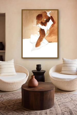 Kamasutra Nude Couple 3 (Introspection) by artist Arun K Mishra displayed in a Designer gallery