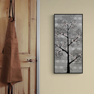 In-situ view of Sumit Mehndiratta's 'Karvabham' painting in a room