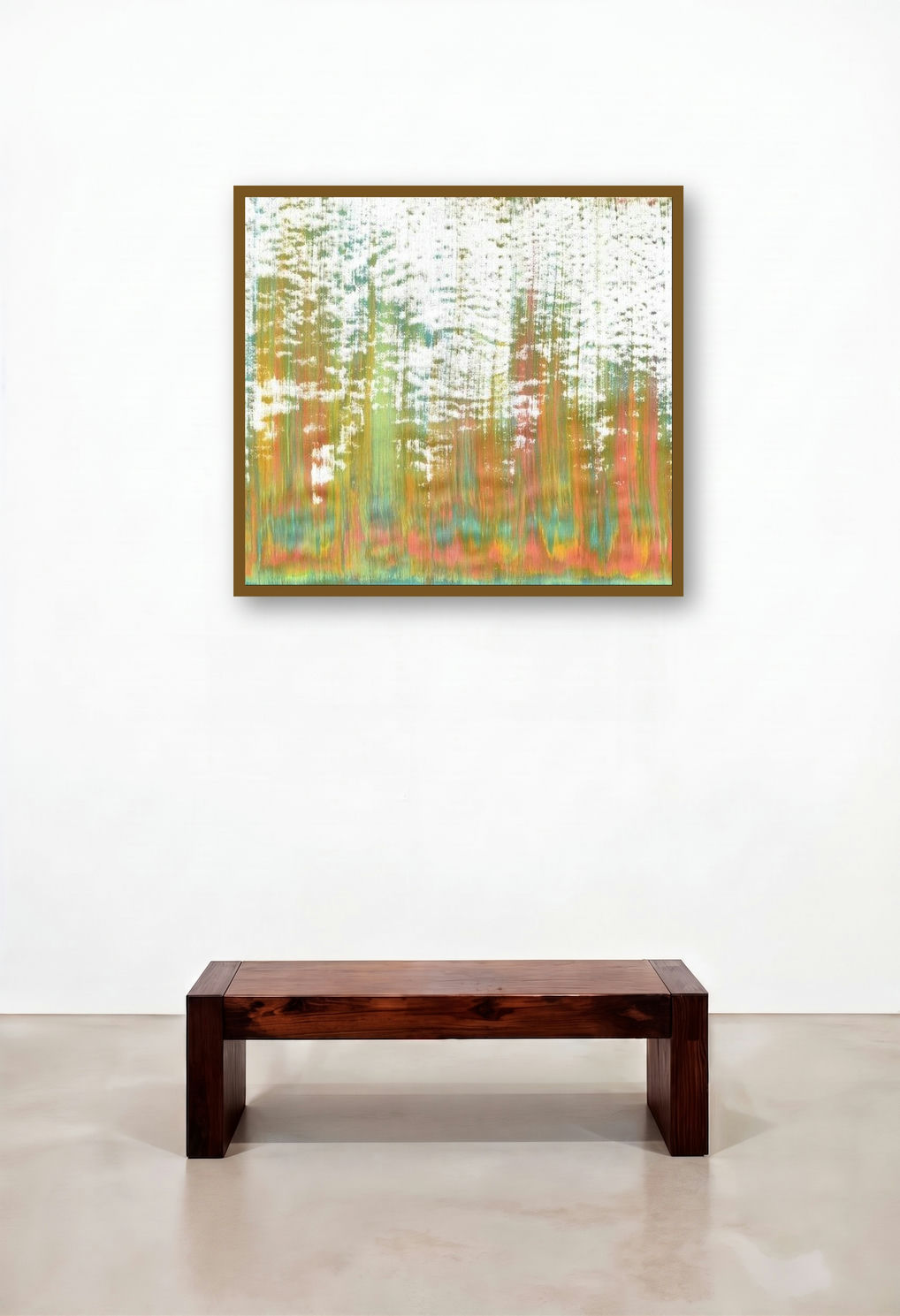 Keplea (Whispers of the Forest) by artist Sumit Mehndiratta displayed in a Rustic Executive Office
