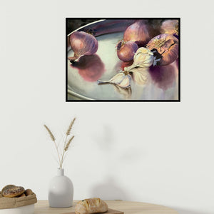 In-situ view of Yojana Dehankar's 'The Kitchen 2 (The Pantry Still Life)' painting in a room
