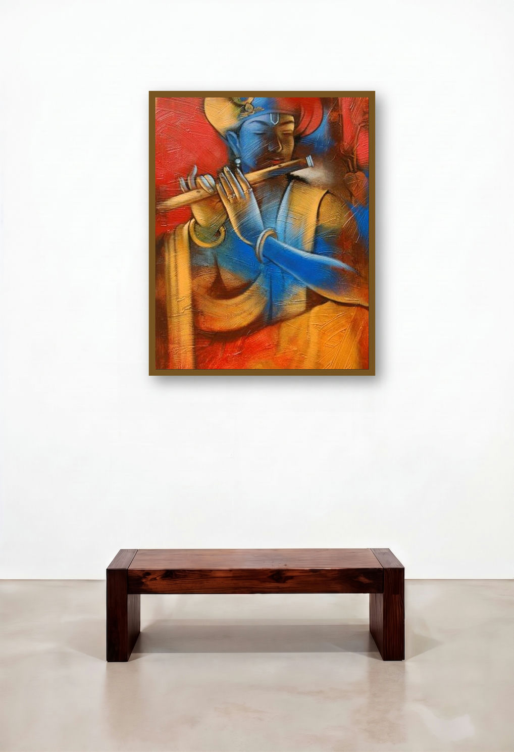 Krishna Playing Flute 1 (Divine Melody)