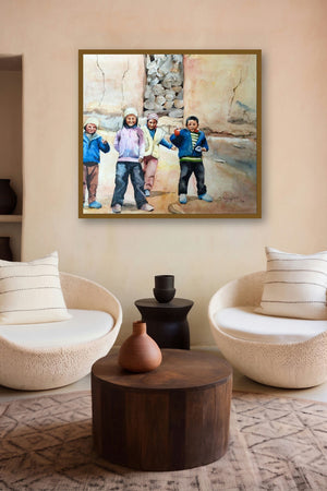 Ladakh by artist Shagufta Mehdi displayed in a Designer gallery