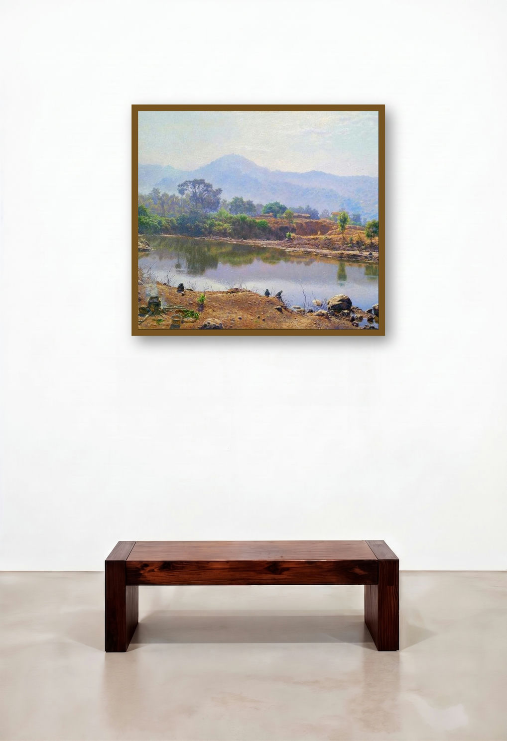 Lake In Miraroad (River Landscape)