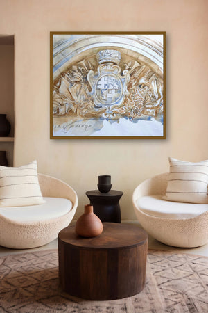 Light 3 (Heraldic Archway) by artist Balaji G Bhange displayed in a Contemporary Exhibition gallery