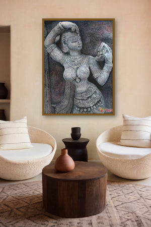 Living Sculpture by artist INITHAN PONNUSWAMY displayed in a Minimalist gallery