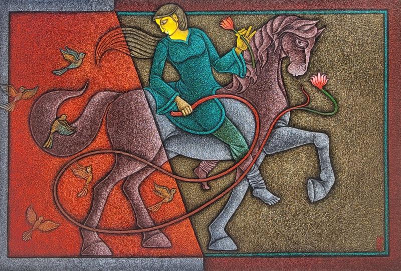 Love 2 painting by Satyajeet Shinde