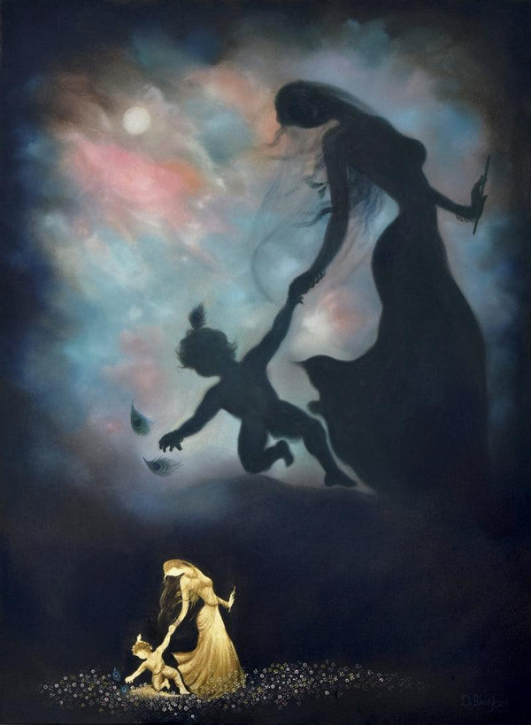 Maternal Shadows painting by Durshit Bhaskar