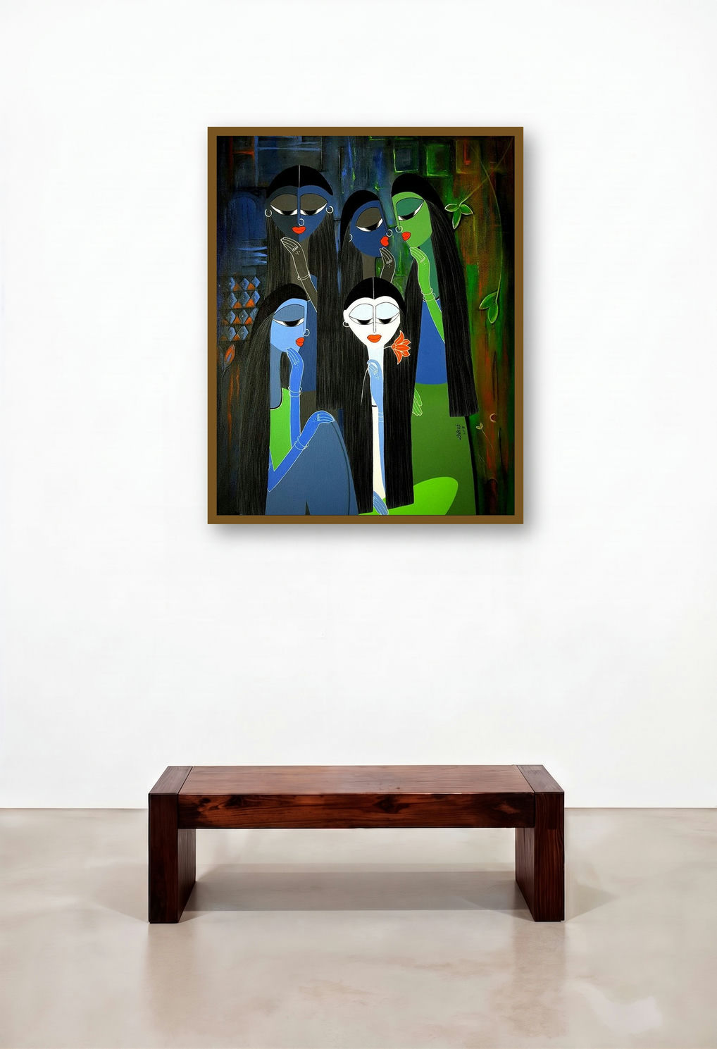 My Hues (Women with Flowers)