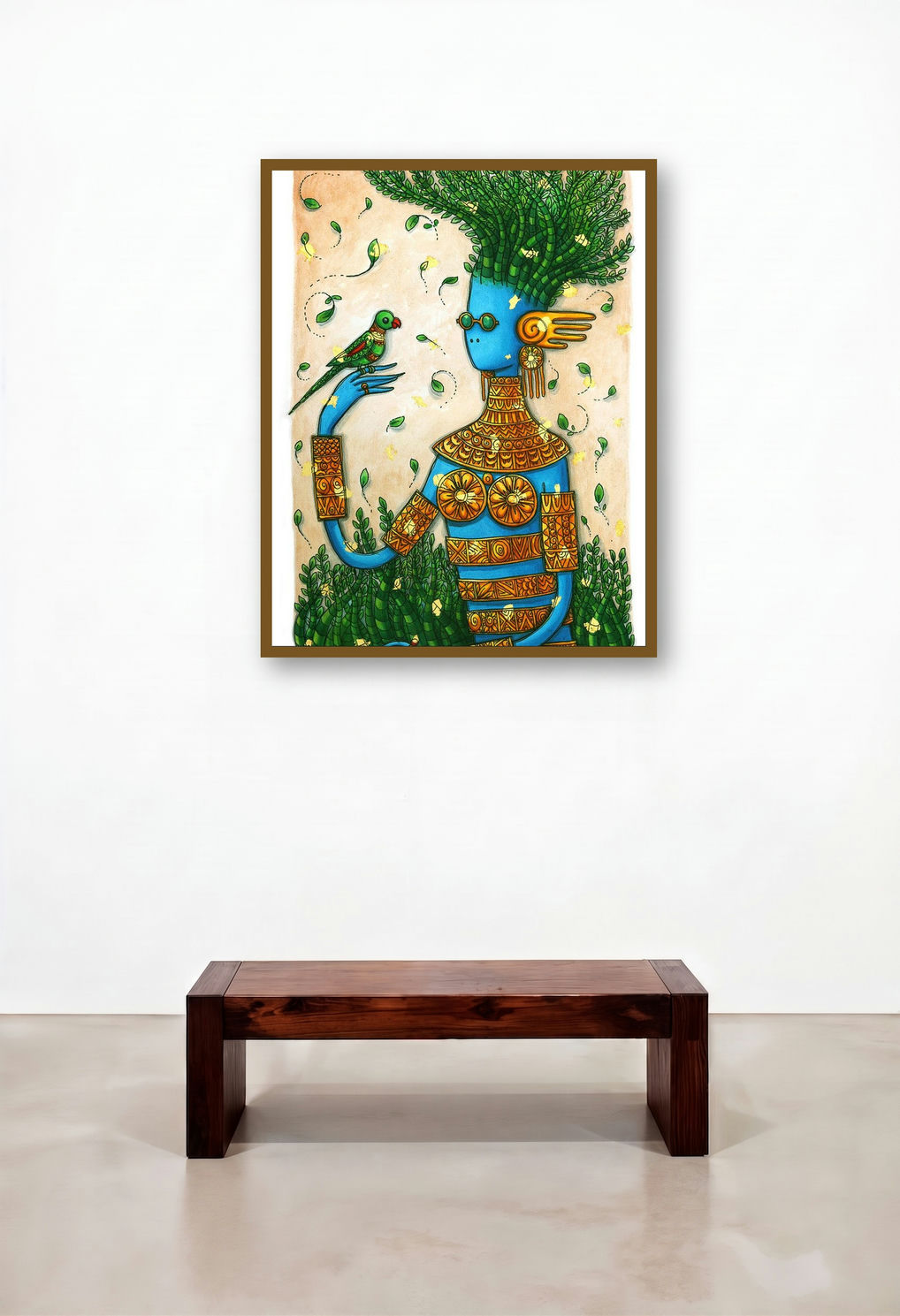 My Love (Keeper of the Verdant Realm) by artist Dhimant Vyas displayed in a Eclectic Dining Room