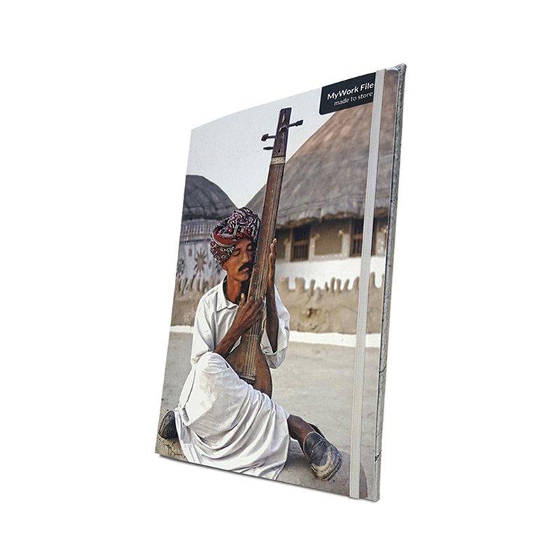 Fashion craft titled 'MyWork File Tandoora Player', 13x9 inches, by artist De Kulture Works on Paper