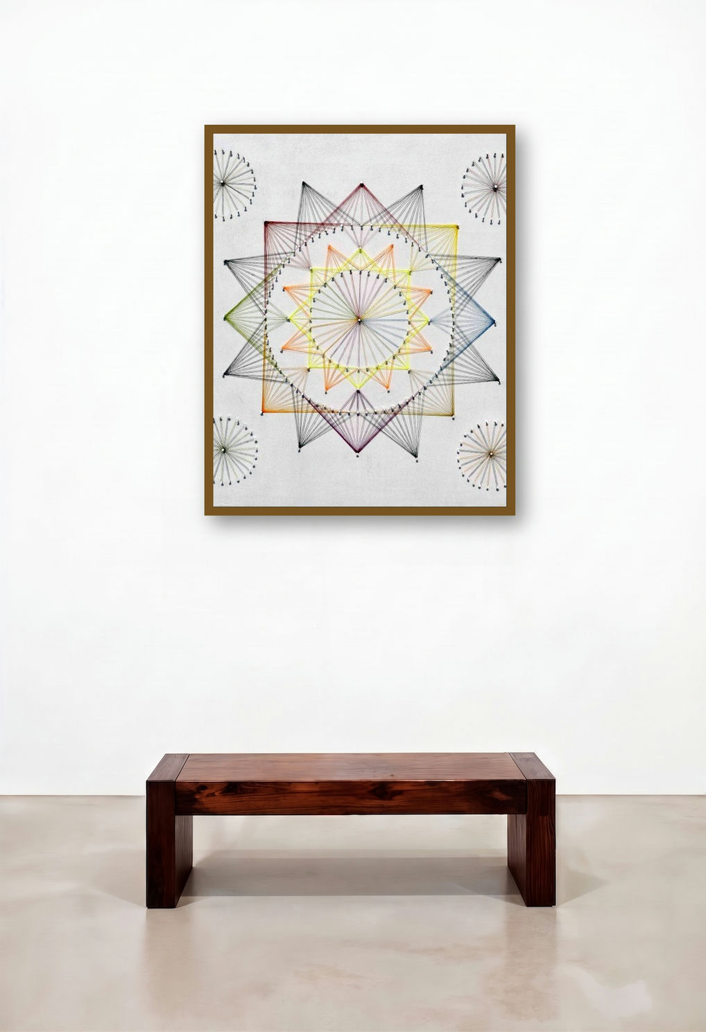 Nailed It Series No 3 (String Art Geometric Pattern)