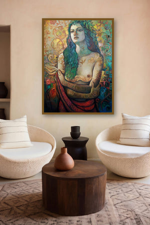 Nature Of Beauty1 by artist Rupchand Kundu displayed in a Curated gallery