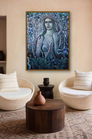 Nature Of Beauty2 (Gaias Embrace) by artist Rupchand Kundu displayed in a Contemporary Exhibition gallery