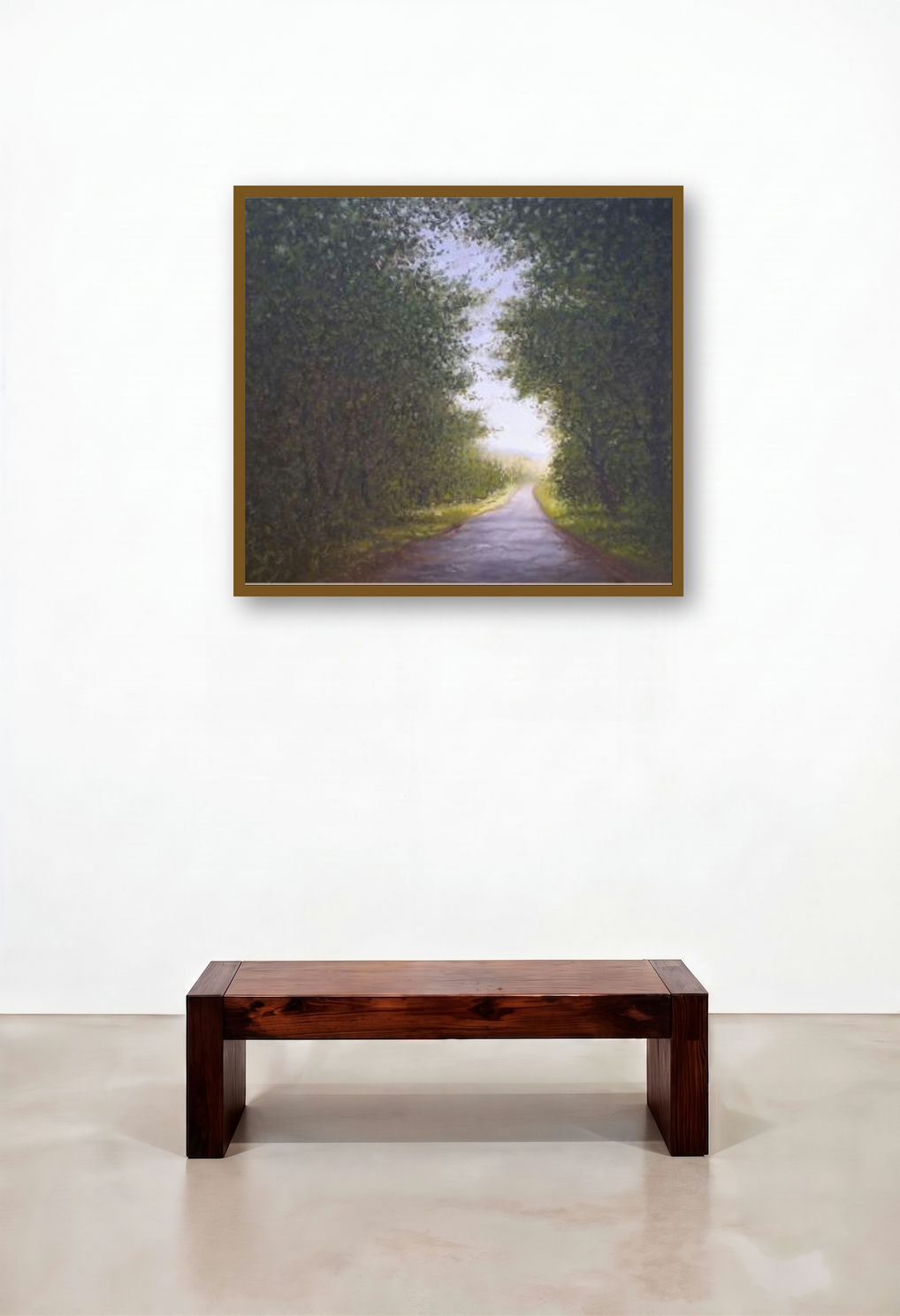Nature Way by artist Fareed Ahmed displayed in a Art Deco Living Room