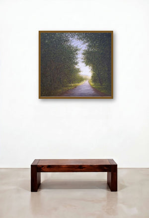 Nature Way by artist Fareed Ahmed displayed in a Art Deco Living Room