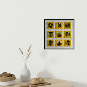 In-situ view of Priya Dhoot's 'Natures Expression (Untitled)' painting in a room