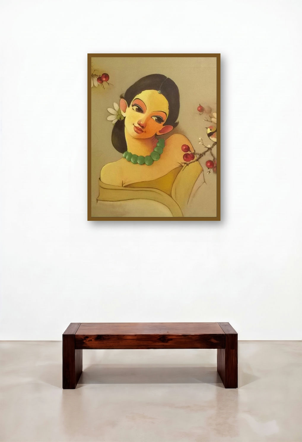 Niragas (Woman with Bird)