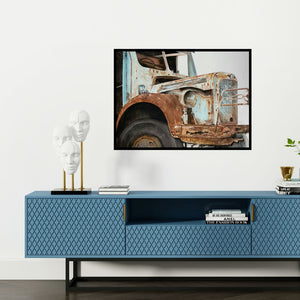 Preview of 'Old And Beautiful (Enduring Strength)' Painting by Yojana Dehankar shown on a wall in a furnished room.