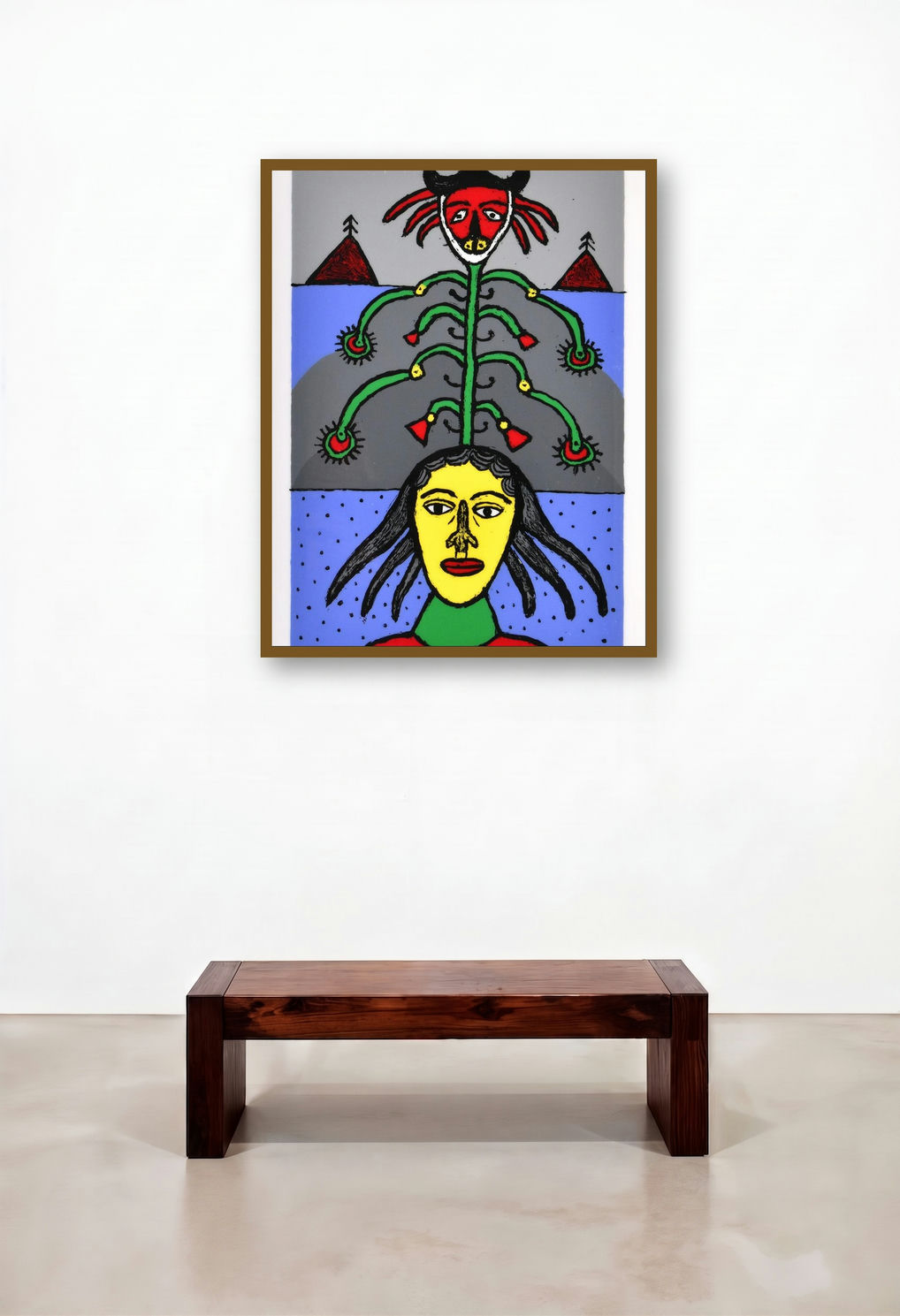 Planting Seeds (Figure with Horned Mask)