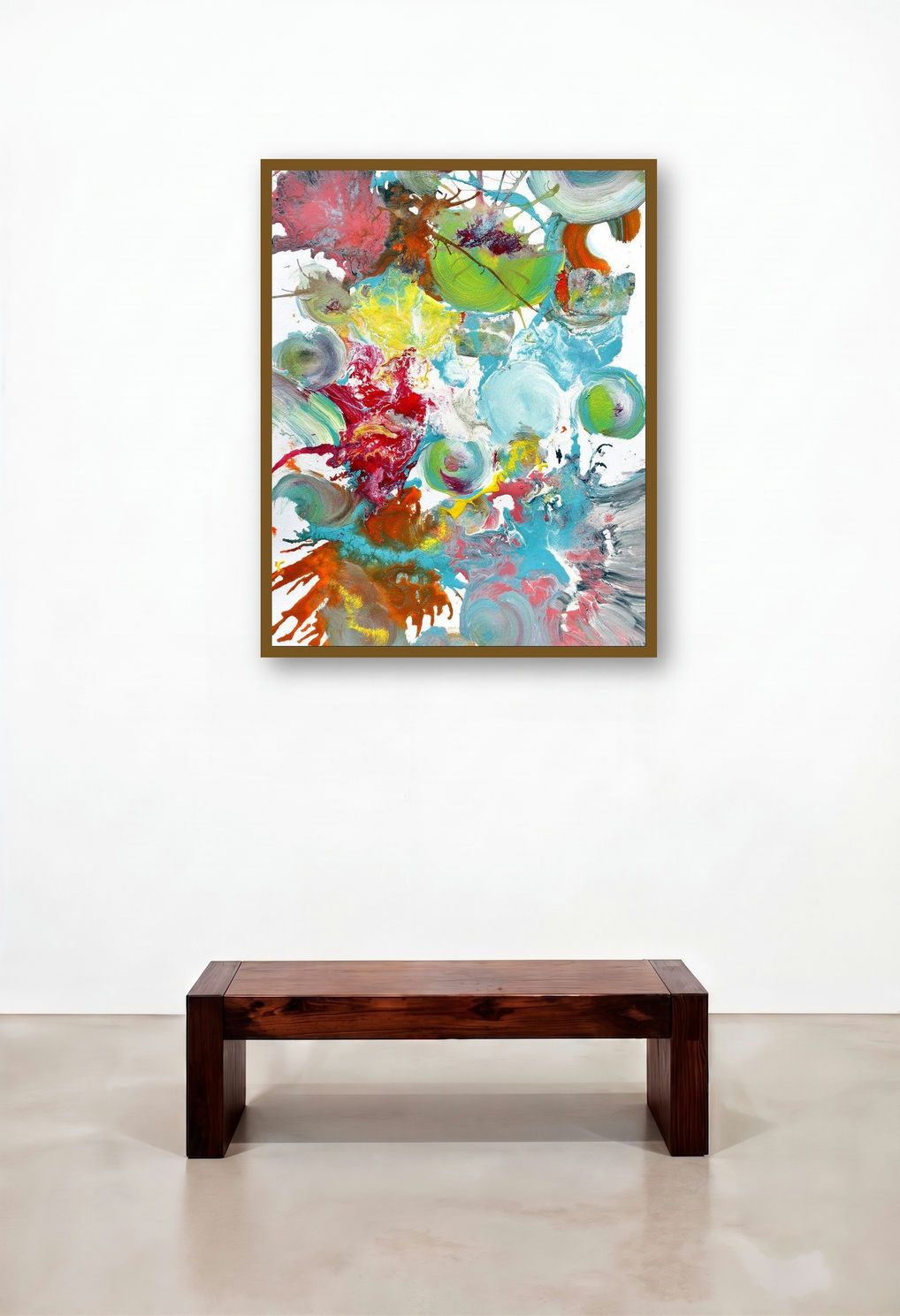 Pop Fluid No 3 (Celestial Dance: An Abstract Creation)