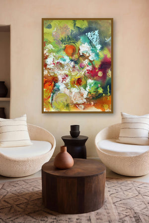 Pop Fluid No 5 (Liquid Dreams: Pop Fluid No. 5) by artist Sumit Mehndiratta displayed in a Designer gallery