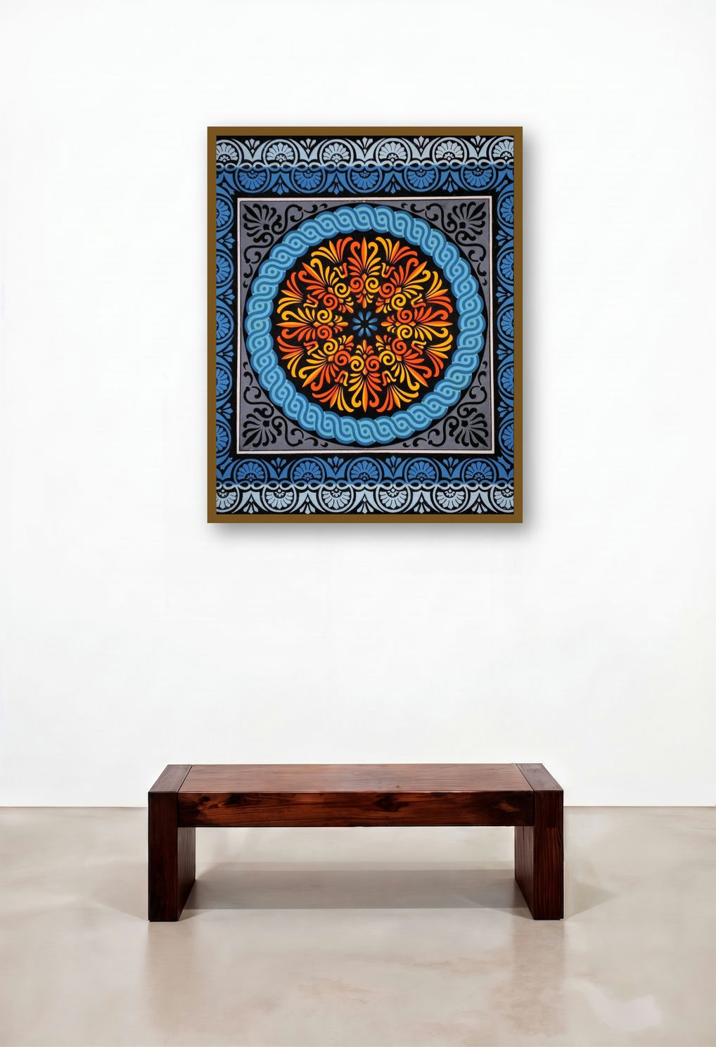 Poster Color Design (Radiant Symmetry)