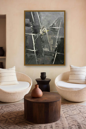 Prakruti Series 4 (Urban Tapestry**) by artist Nandkishor Thorat displayed in a Boutique gallery